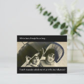 BFF私たちは友達だった悪い影響おもしろいはがき ポストカード (スタンド正面)