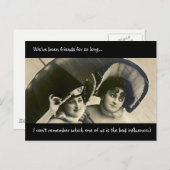 BFF私たちは友達だった悪い影響おもしろいはがき ポストカード (正面/裏面)