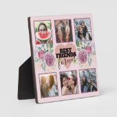 BFF赤面ピンクフォトコラージュフローラ フォトプラーク (正面)