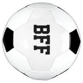 BFF、ずっと一緒のサッカー・ボール 黒と白 サッカーボール (回転)