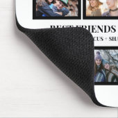 BFF スタイリッシュ Friends 最高の Forever 9 Photo Collage マウスパッド (コーナー)