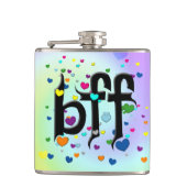 bff -ハート フラスク (正面)