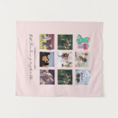 BFF フォト コラージュ クラゲ タコ オーダーメイド ギフト タペストリー (正面(横))