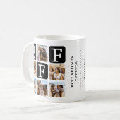 BFF フォト コラージュ フレンドシップ マグ (正面左)