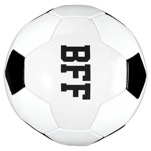 BFF、フレンズ最高のフォーエバーサッカーボール白黒 サッカーボール (回転)