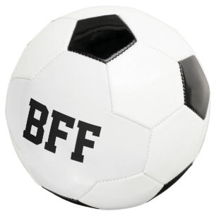 BFF、フレンズ最高のフォーエバーサッカーボール白黒 サッカーボール