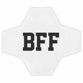 BFF、フレンズ最高のフォーエバーサッカーボール白黒 サッカーボール (フラット)