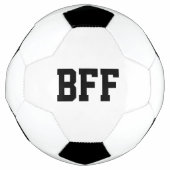 BFF、フレンズ最高のフォーエバーサッカーボール白黒 サッカーボール (正面)