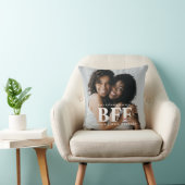 BFF ベストフレンド 永遠の友情 ハートの写真入り枕 クッション (椅子)