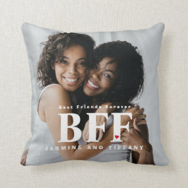 BFF ベストフレンド 永遠の友情 ハートの写真入り枕 クッション