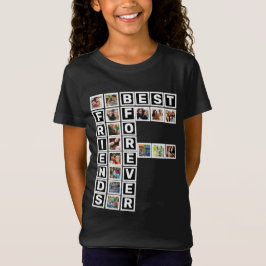 BFF ベストフレンド 永遠の友情 15枚フォトコラージュテンプレート Tシャツ