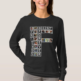 BFF ベスト フレンズ フォーエバー 15枚フォトコラージュテンプレート Tシャツ