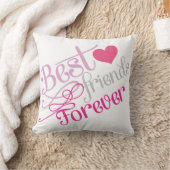 BFF -写真を持つ永久にファッションの親友 クッション (ブランケット)