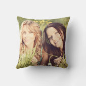 BFF -写真を持つ永久にファッションの親友 クッション (裏面)