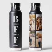 BFF |友最高のだち4 Photo Collage名前をカスタムする ウォーターボトル