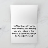 BFF、友最高の達永遠 カード (内部)