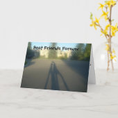 BFF、友最高の達永遠 カード (黄色い花)