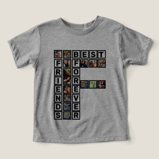 BFF 最高の Friends Forever 15フォトコラージュテンプレート (デザイン正面)