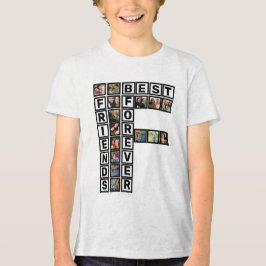 BFF 最高の Friends Forever 15フォトコラージュテンプレート トライブレンドＴシャツ