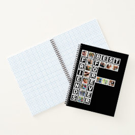 BFF 最高の Friends Forever 15フォトコラージュテンプレート ノートブック