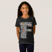 BFF 最高の Friends Forever 15フォトコラージュテンプレート Tシャツ (正面フル)