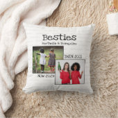 *** BFF 2パーソナライズされたフォトキープサケ最高のの友人 クッション (ブランケット)