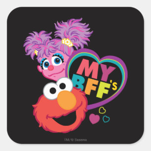 BFF AbbyおよびElmo スクエアシール