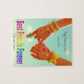 BFF Best Friends Forever Girls Birthday Gift Idea ジグソーパズル (横)
