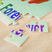 BFF Best Friends Forever Girls Birthday Gift Idea ジグソーパズル (側面)