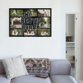 BFF Bestie Brady Bunchフォトコラージュカスタムポスター ポスター