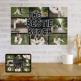 BFF Bestie Brady Bunchフォトコラージュカスタムポスター ポスター