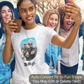 BFF Besties Friends Forever最高の写真クールユニーク Tシャツ