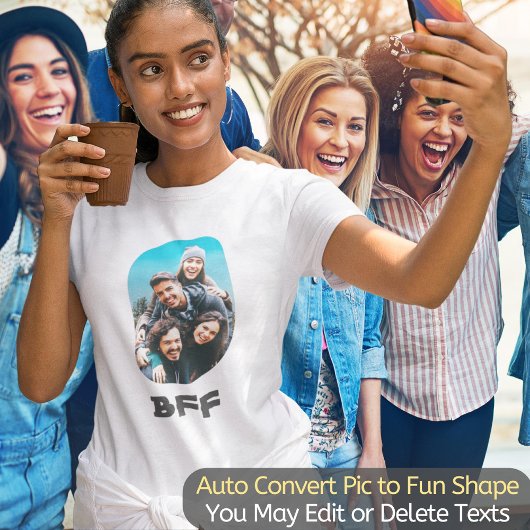 BFF Besties Friends Forever最高の写真クールユニーク Tシャツ