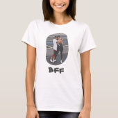BFF Besties Friends Forever最高の写真クールユニーク Tシャツ (正面)
