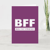 BFF - Big Fat Friend カード (正面)