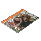 BFF Diary Photo Illusion Orange Notebook ノートブック (左側)