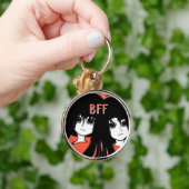 BFF Friend 最高の Forever Anime Twins キーホルダー (手)