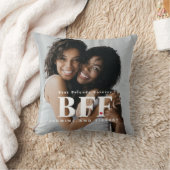 BFF Friends 最高の Forever Bestieハートフォトピロー クッション (ブランケット)