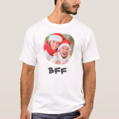 BFF Friends 最高の Forever  Friendshipフォト文字おもしろい Tシャツ (正面)