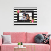 BFF Friends 最高の Forever Photo Block キャンバスプリント (インサイチュ (リビング))