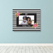 BFF Friends 最高の Forever Photo Block キャンバスプリント (インサイチュ (ウッドフロア))