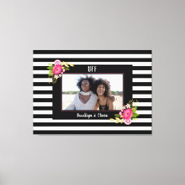 BFF Friends 最高の Forever Photo Block キャンバスプリント