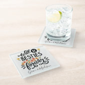 BFF Friends Forever Gift ガラスコースター (アングル)