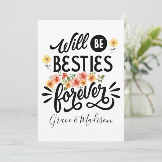 BFF Friends Forever Gift シーズンカード (スタンド正面)