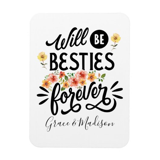 BFF Friends Forever Gift マグネット (縦)