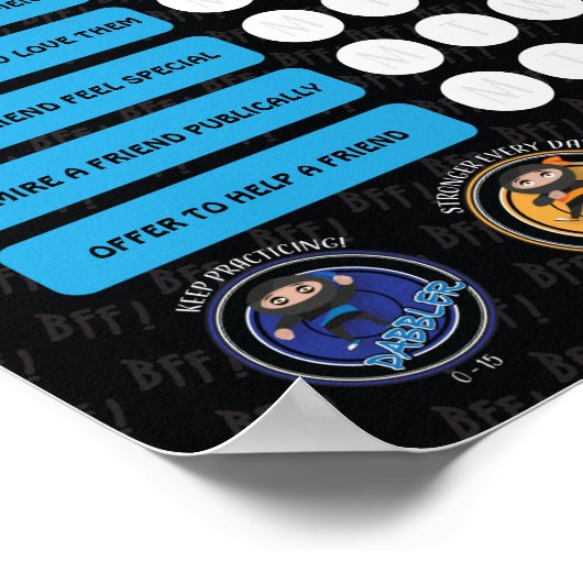 BFF FRIENDSHIP CHALLENGEポスター ポスター (角)