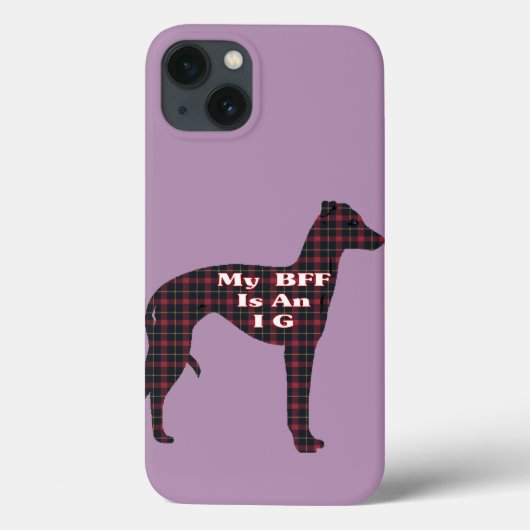 BFF Greyhoundイタリアンギフト Case-Mate iPhoneケース (裏面)