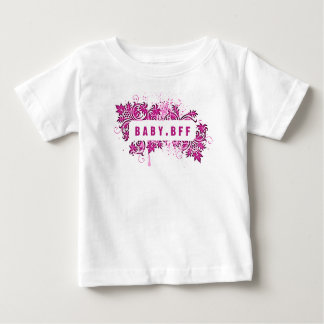 bff (hawt pink) ベビーTシャツ
