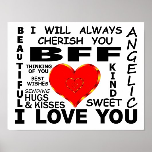 BFF I Love You ポスター (正面)