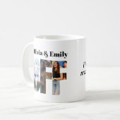 BFF Photo Coffee Mug – Personalized Gift コーヒーマグカップ (正面左)